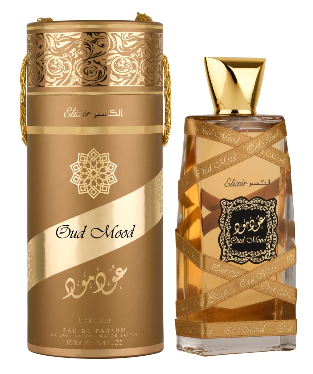 Lattafa Oud Mood Elixir Eau de Parfum Spray for Unisex 100ML